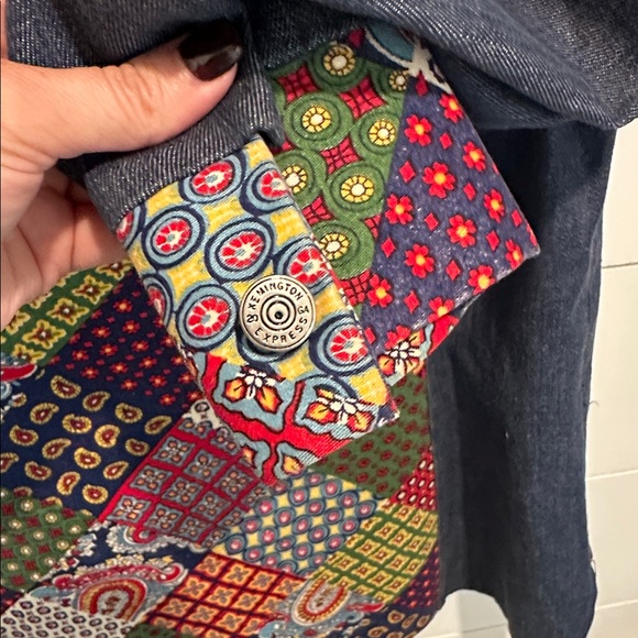 Patchwork Denim Shirt - Picture 12 of 16